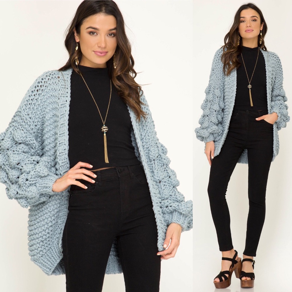 ⚡️FLASH SALE Chunky threads sweater cardigan